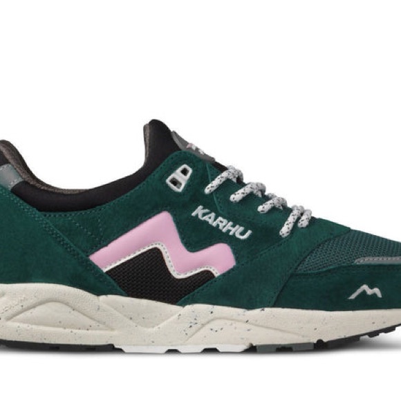 Karhu Green and Pink Sneakers - Picture 1 of 4